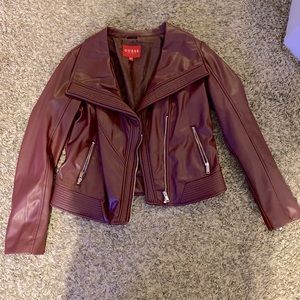 Guess faux leather jacket!